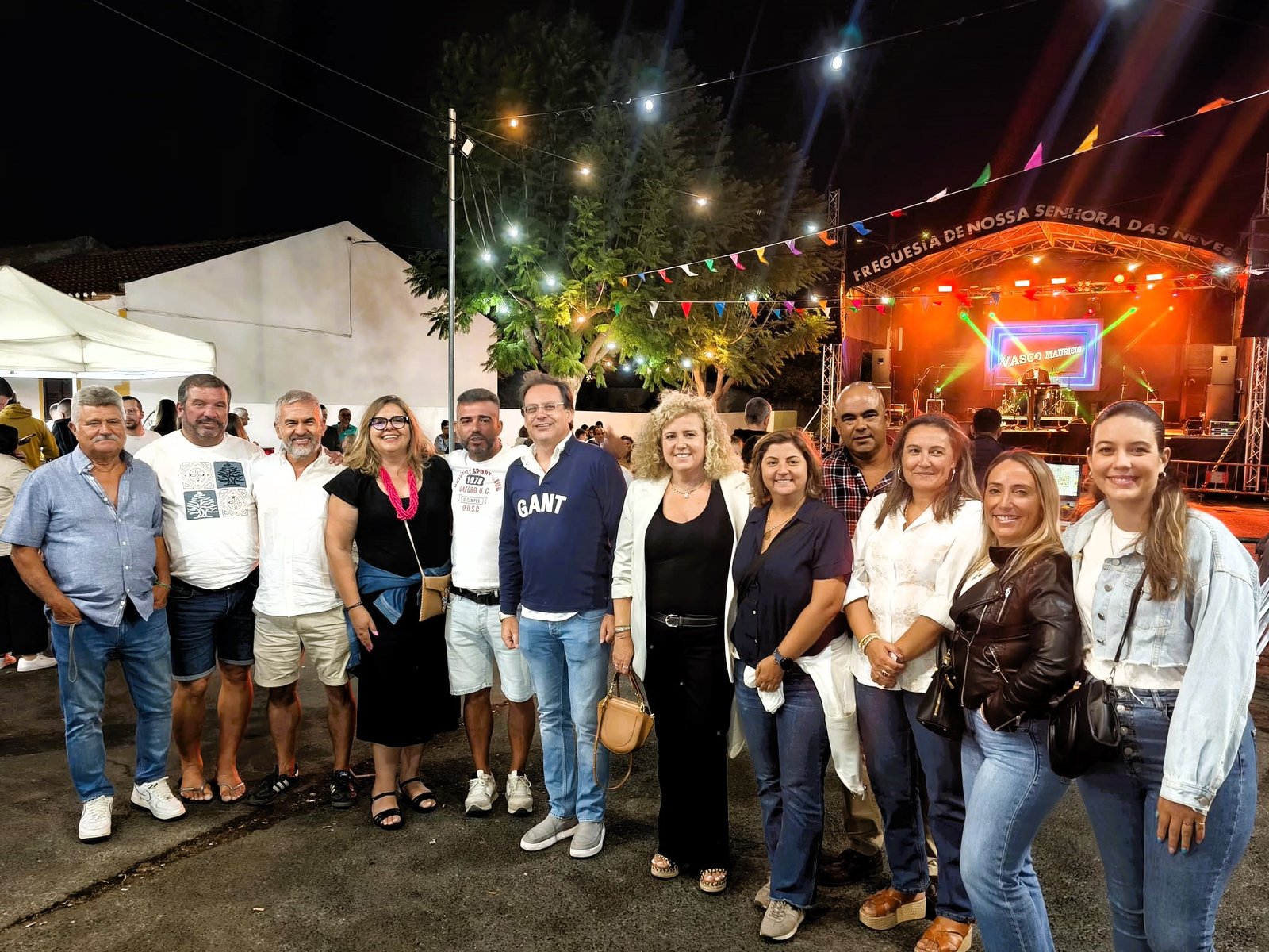 Visita às Festas em Honra de Nossa Senhora das Neves, com os nossos candidatos à...